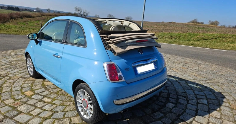 Fiat 500 cena 18900 przebieg: 122373, rok produkcji 2014 z Chodzież małe 781